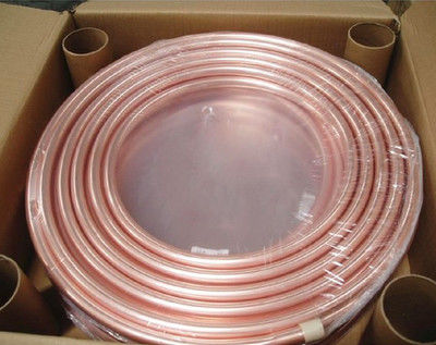 Oil Cooler Red Brass 15mm Soft Copper Pipe EN 12735 C12000 Mill Surface